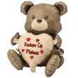 dekoracja prezent na walentynki rocznice balon foliowy personalizowany mis tulis z imieniem