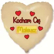 dekoracja prezent na walentynki rocznice balon foliowy personalizowany mis tulis z imieniem