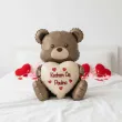 dekoracja prezent na walentynki rocznice balon foliowy personalizowany mis tulis z imieniem