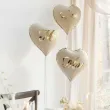 dekoracja prezent na walentynki slub rocznice wesele balon foliowy serce love kremowy 18