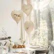dekoracja prezent na walentynki slub rocznice wesele balon foliowy serce love kremowy 18