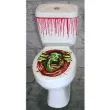 dekoracja przyklejana halloween wc 2 zombie