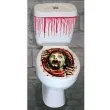 dekoracja przyklejana halloween wc 3 zombie