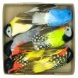 dekoracja ptaki gil sikorka mix aliga 13 cm 6 szt
