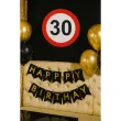 dekoracja sali na 30 urodziny tablica powitalna znak zakazu liczba 30 traffic birthday