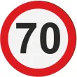 dekoracja sali na 70 urodziny tablica powitalna znak zakazu liczba 70 traffic birthday