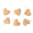 dekoracja serca korkowe chaks 3 5 cm 6 szt