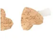 dekoracja serca korkowe chaks 3 5 cm 6 szt