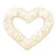 dekoracja serce z polyskiem dekoracjepolska ecru