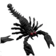 dekoracja skorpiony czarna carnival toys 13cm 3 szt