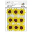 dekoracja sloneczniki materialowe zolte titanum 5 5 cm 9 szt