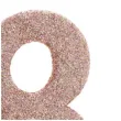 dekoracja stojaca brokatowa liczba 18 rozowe zloto santex 10 cm