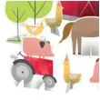 dekoracja stolu farma amscan zestaw