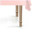 dekoracja stolu na baby shower urodziny obrus syntetyczny monokolor rozowy jasny 137x183 cm