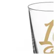 dekoracja stolu na rocznice slubu oszukany kieliszek do wodki liczba 10 cynowe gody 25 ml