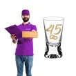 dekoracja stolu na rocznice slubu oszukany kieliszek do wodki liczba 45 szafirowe gody 25 ml