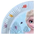dekoracja stolu na urodziny dzien dziecka talerzyki papierowe frozen elsa kraina lodu 8 szt
