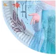 dekoracja stolu na urodziny dzien dziecka talerzyki papierowe frozen elsa kraina lodu 8 szt
