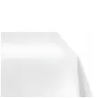 dekoracja stolu na urodziny obrus syntetyczny monokolor bialy 137x183 cm