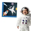 dekoracja stolu na urodziny serwetki papierowe kosmos astronauta jednorazowe 20 szt
