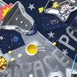 dekoracja stolu na urodziny talerzyki papierowe kosmos rakieta jednorazowe naczynia 6 szt