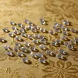 dekoracja stolu na wesele komunie diamentowe krysztalki konfetti bezbarwne 12mm 1op