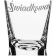 dekoracja stolu na wesele oszukany slubny kieliszek do wodki swiadkowa srebrny 25 ml