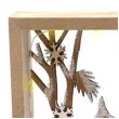 dekoracja swiateczna ramka led drewno guirca 16 cm