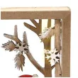 dekoracja swiateczna ramka led drewno guirca 16 cm