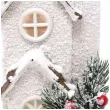 dekoracja swiateczny domek led drewno guirca 17 cm