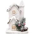 dekoracja swiateczny domek led drewno guirca 17 cm