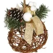 dekoracja swiateczny stroik wiklina guirca 16 cm