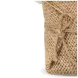 dekoracja swiateczny stroik worek jutowy partypal 14 cm