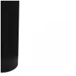 dekoracja swieca led brokatowy krzyz czarno srebrny 17x5 cm
