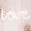 dekoracja swietlna neon love bialy 34 5 cm