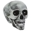 dekoracja szara czaszka guirca 20 cm