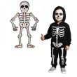 dekoracja szkielet los muertos bialy carnival toys 65 cm