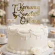 dekoracja tortu na komunie swieta personalizowany topper na tort imie zloty lustrzany