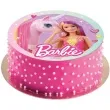 dekoracja tortu oplatek barbie i jednorozec 20 cm dekora