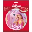 dekoracja tortu oplatek barbie i jednorozec 20 cm dekora