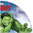 dekoracja tortu oplatek bc hulk avengers 20 cm dekora