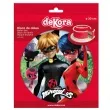 dekoracja tortu oplatek bc miraculous biedronka 20 cm dekora