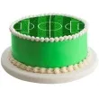 dekoracja tortu oplatek bc pilkarska murawa 16 cm dekora