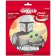dekoracja tortu oplatek gwiezdne wojny mandalorian 20 cm dekora