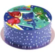 dekoracja tortu oplatek pj masks pidzamersi 20 cm dekora