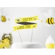 dekoracja tortu piker happy bee day pszczolka 14 cm