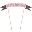 dekoracja tortu piker happy birthday sweets 16 cm