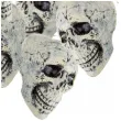 dekoracja trupie czaszki czakos 11x8 cm 12 szt