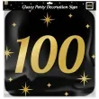 dekoracja wiszaca 100 urodziny classy party 50x50 cm pd party