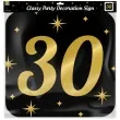 dekoracja wiszaca 30 urodziny classy party 50x50 cm pd party